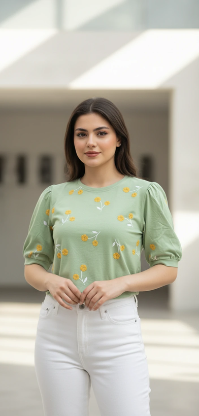 تیشرت دخترانه بابونه