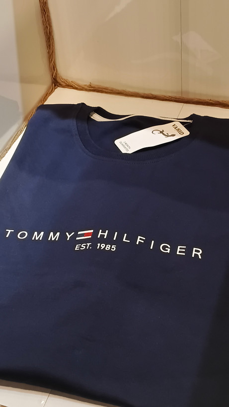 تیشرت سه نخ پنبه Tommy کیفیت بالا
