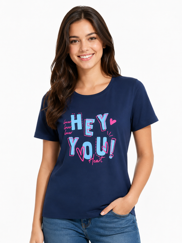 تیشرت زنانه ویسکوز ۱۰۰٪ HEYYOU!