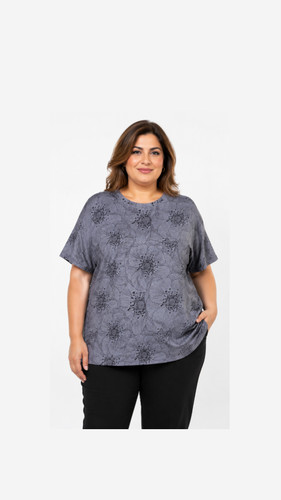 تاپ زنانه سرخود طرح گل