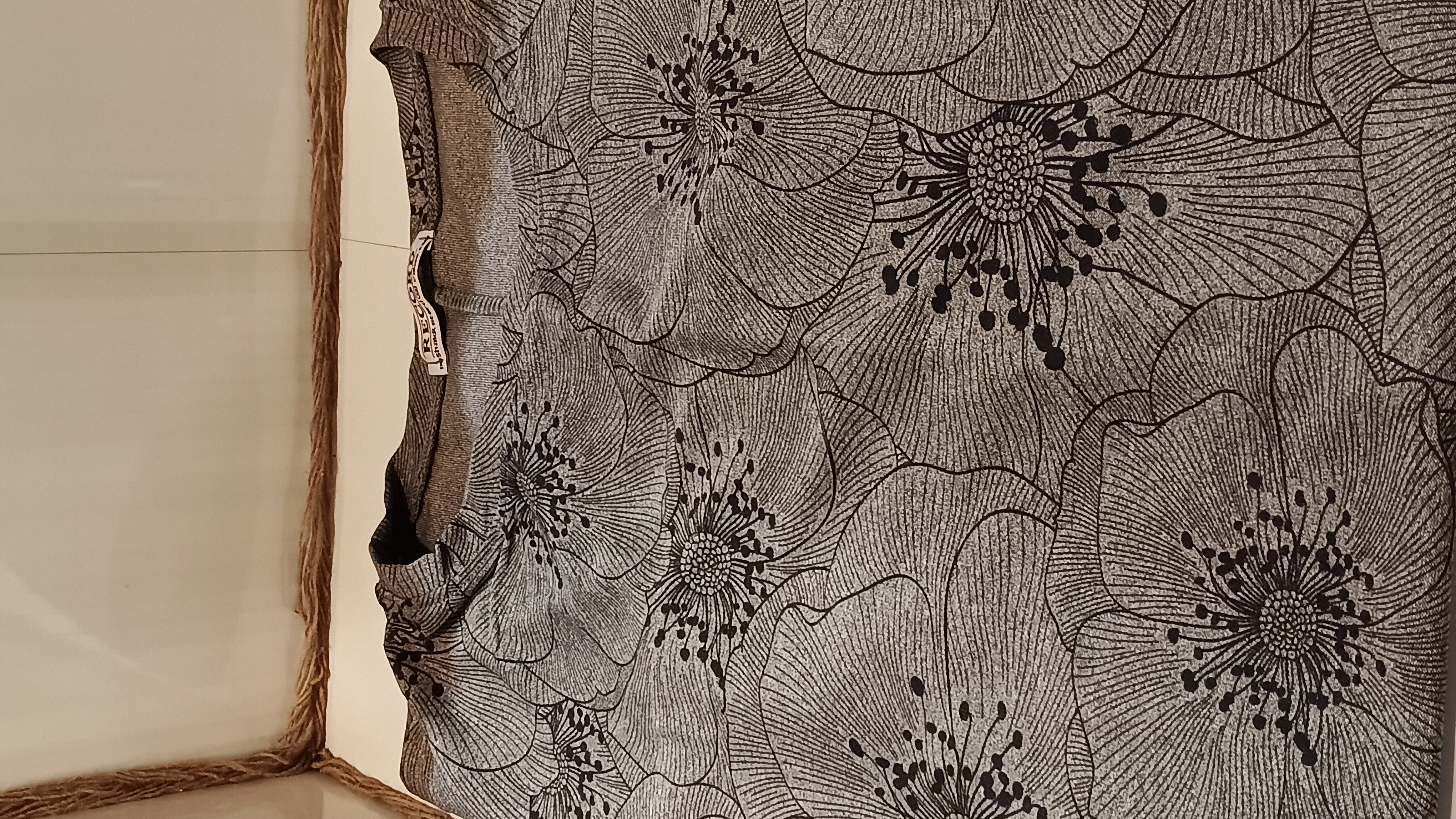 تاپ سرخود طرح گل مدل 1