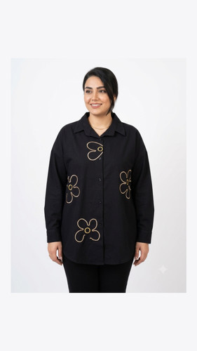 مانتو زنانه گلدوزی لنین